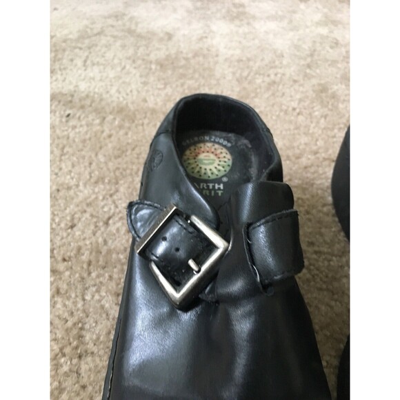Earth Spirit Women's Leather Clogs Shoes Size 7.5 Black - Picture 2 of 12